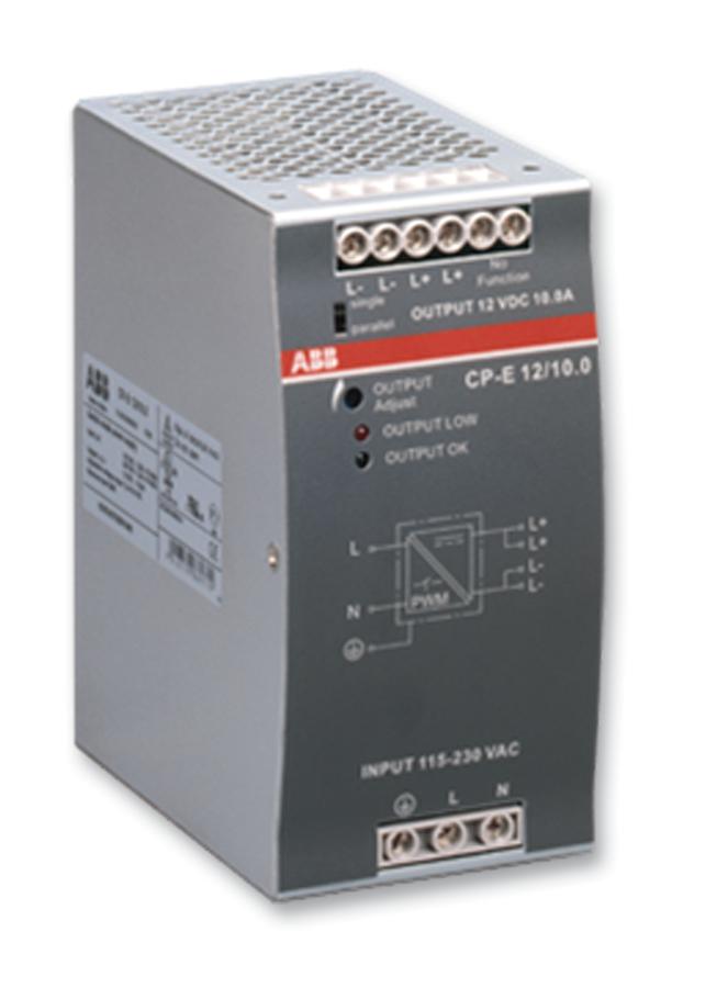 1SVR427035R1000 PSU, DIN RAIL, 120W, 12V, 10A ABB