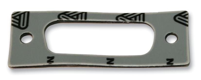 SF6725 SEALING FLANGE, D SUB, 25WAY NORCOMP