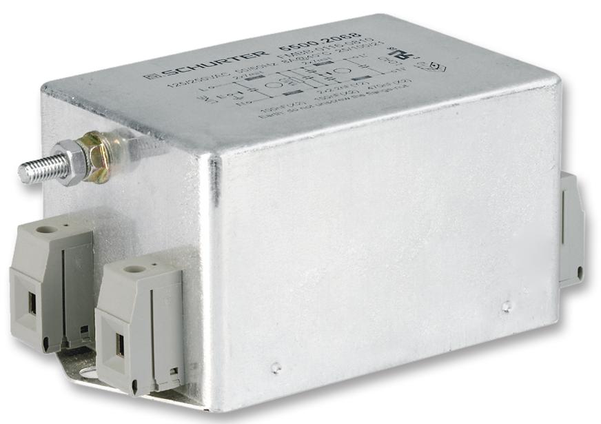 5500.2069 AC FILTER, 1-PHASE, 12A, 250V SCHURTER