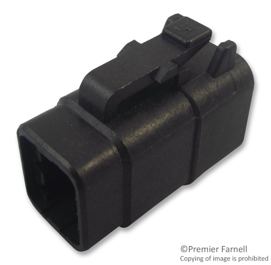 DTM06-6S-EE04 AUTOMOTIVE CONN HOUSING, PLUG, 6POS DEUTSCH - TE CONNECTIVITY