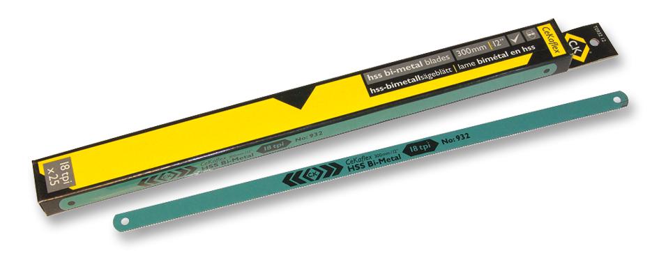 T0932 12 BLADES, HACKSAW, 12"X18 TPI CK TOOLS
