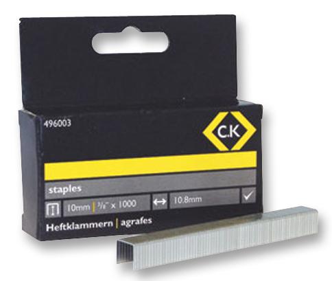 496003 STAPLES, 10.5X10MM, PK1000 CK TOOLS