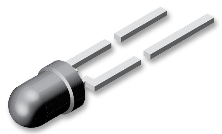 TLHG4400-AS12 LED, 3MM, GREEN TINTED DIFFUSED VISHAY