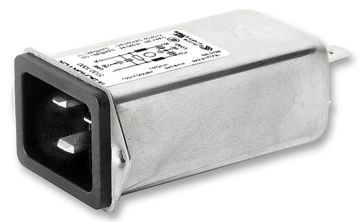 5130.1100 INLET FILTER, IEC, SCREW, 16A UL SCHURTER