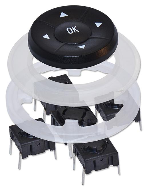 CONKIT 3 THRO + MARKING SWITCH KIT, THT, WHITE MARKINGS MULTIMEC