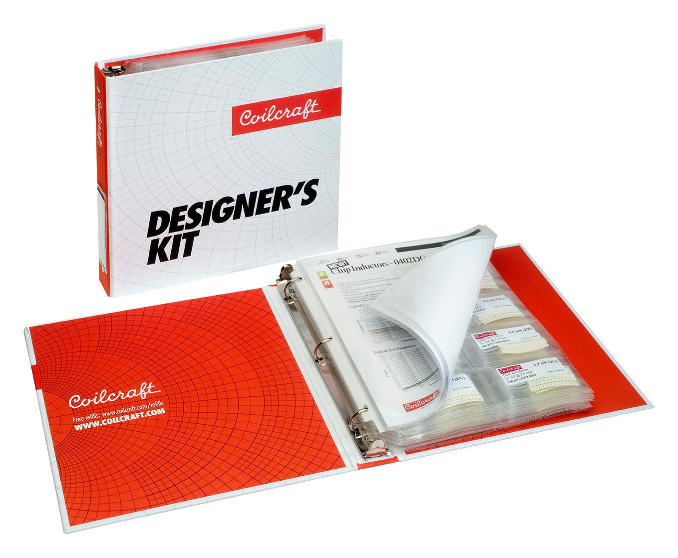 C406-2 INDUCTOR KIT, 0603, 1.8NH-390NH, 540 PC COILCRAFT