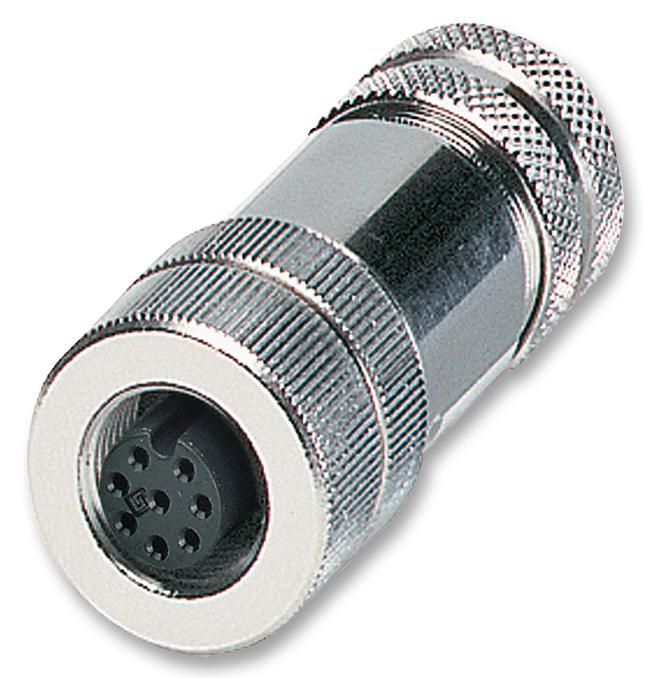 SACC-M12FS-8CON-PG 9-SH RECEPTACLE, M12, PLUSCON, A CODE, 8 WAY PHOENIX CONTACT