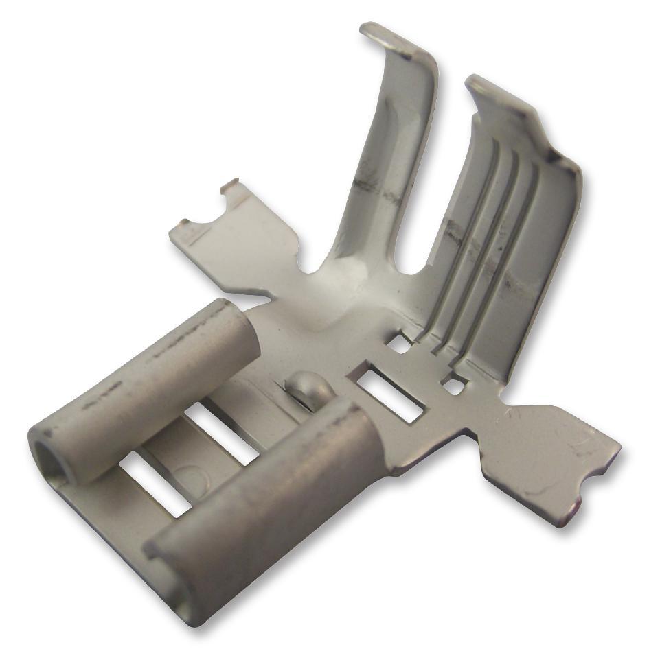 42563-8 FEMALE FLAG DISCONNECT, 6.35MM, 12-10AWG AMP - TE CONNECTIVITY