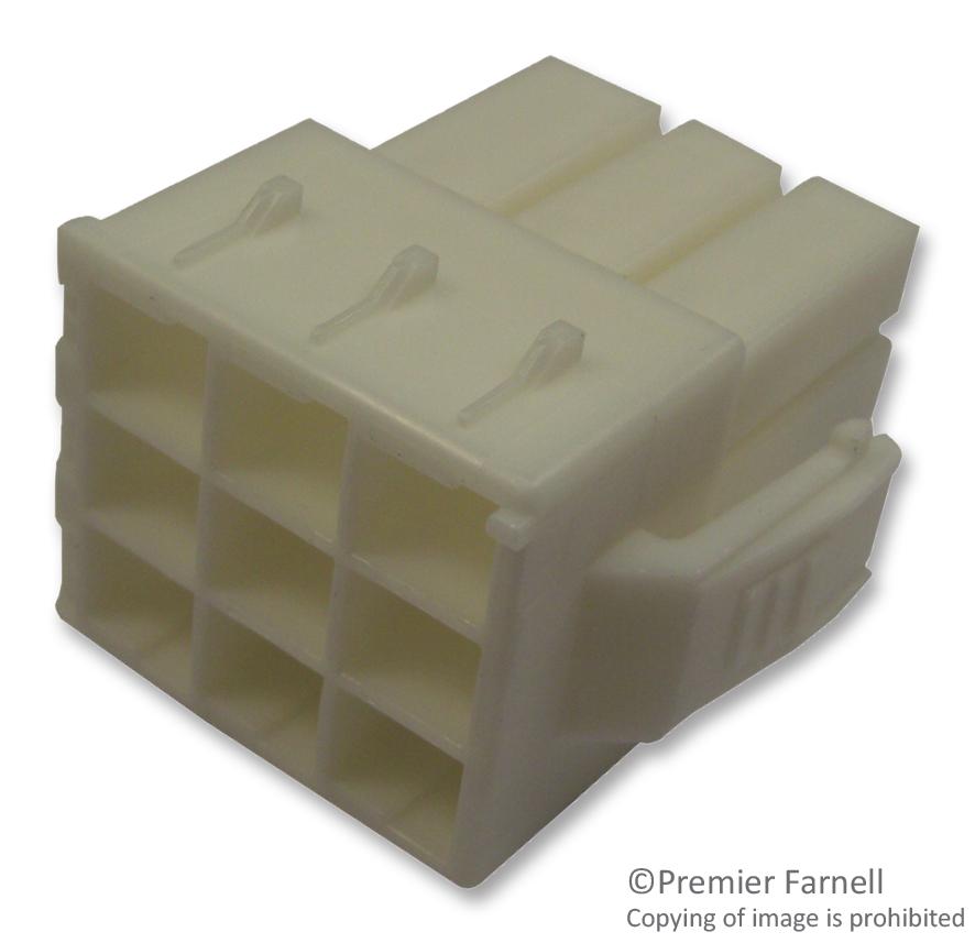 177903-1 HOUSING, PLUG, POWER DOUBLE-LOCK, 9WAY AMP - TE CONNECTIVITY