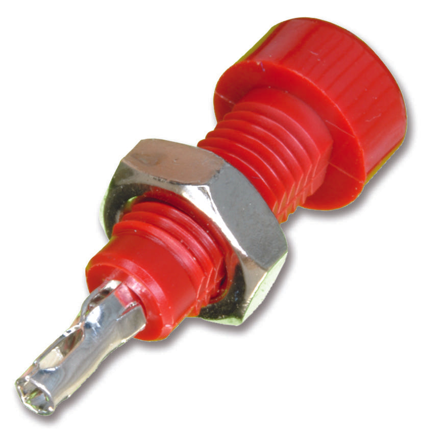 105-0802-001 TIP JACK, 5700V, 10A, RED JOHNSON - CINCH CONNECTIVITY