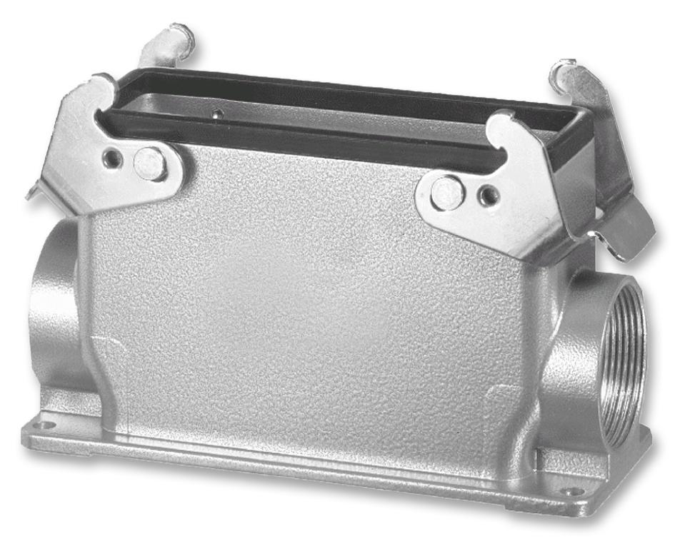 C146 10N024 600 1 HOUSING, DOUBLE SIDE ENTRY, E24, 2 LEVER AMPHENOL SINE/TUCHEL