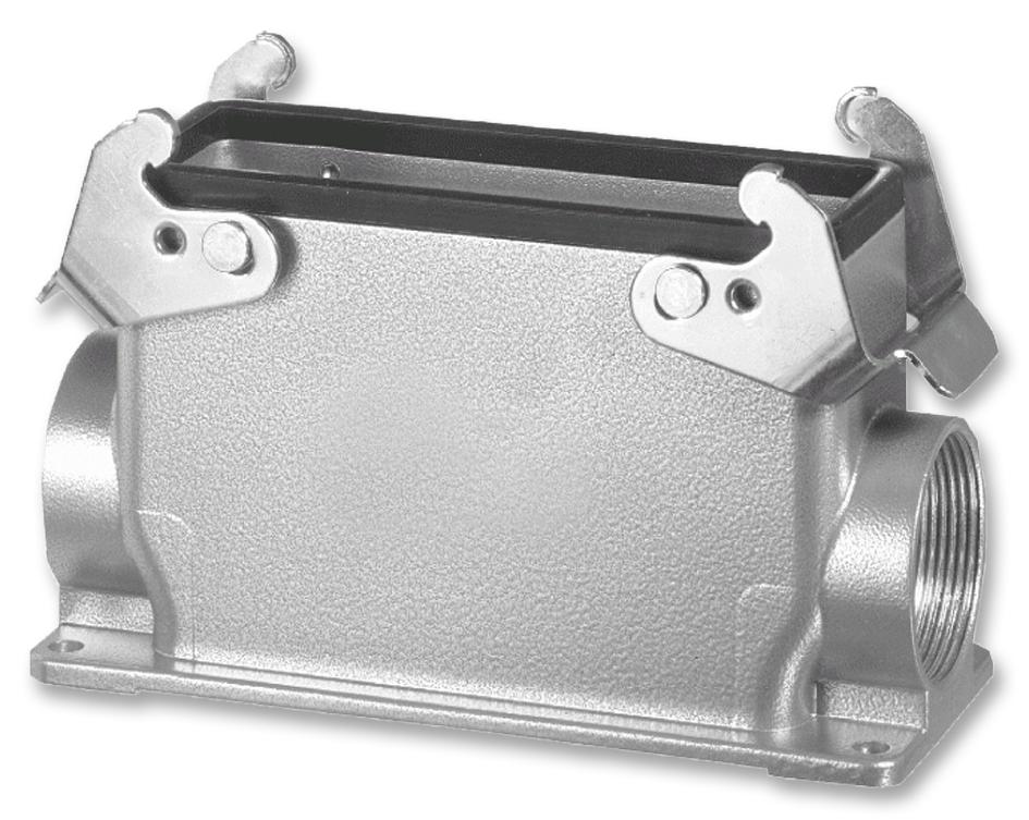 C146 10N024 600 2 HOUSING, DOUBLE SIDE ENTRY, E24, 2 LEVER AMPHENOL SINE/TUCHEL