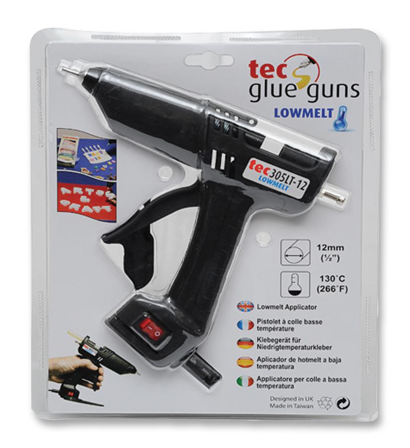 TEC305LT-12-UK GLUE GUN, 120-240V, 20W, 130DEG, UK PLUG POWER ADHESIVES
