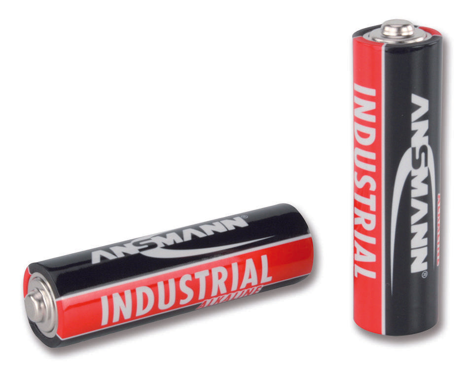 1502-0002-1 BATTERY, ALKALINE, 1.5V, AA, PK200 ANSMANN