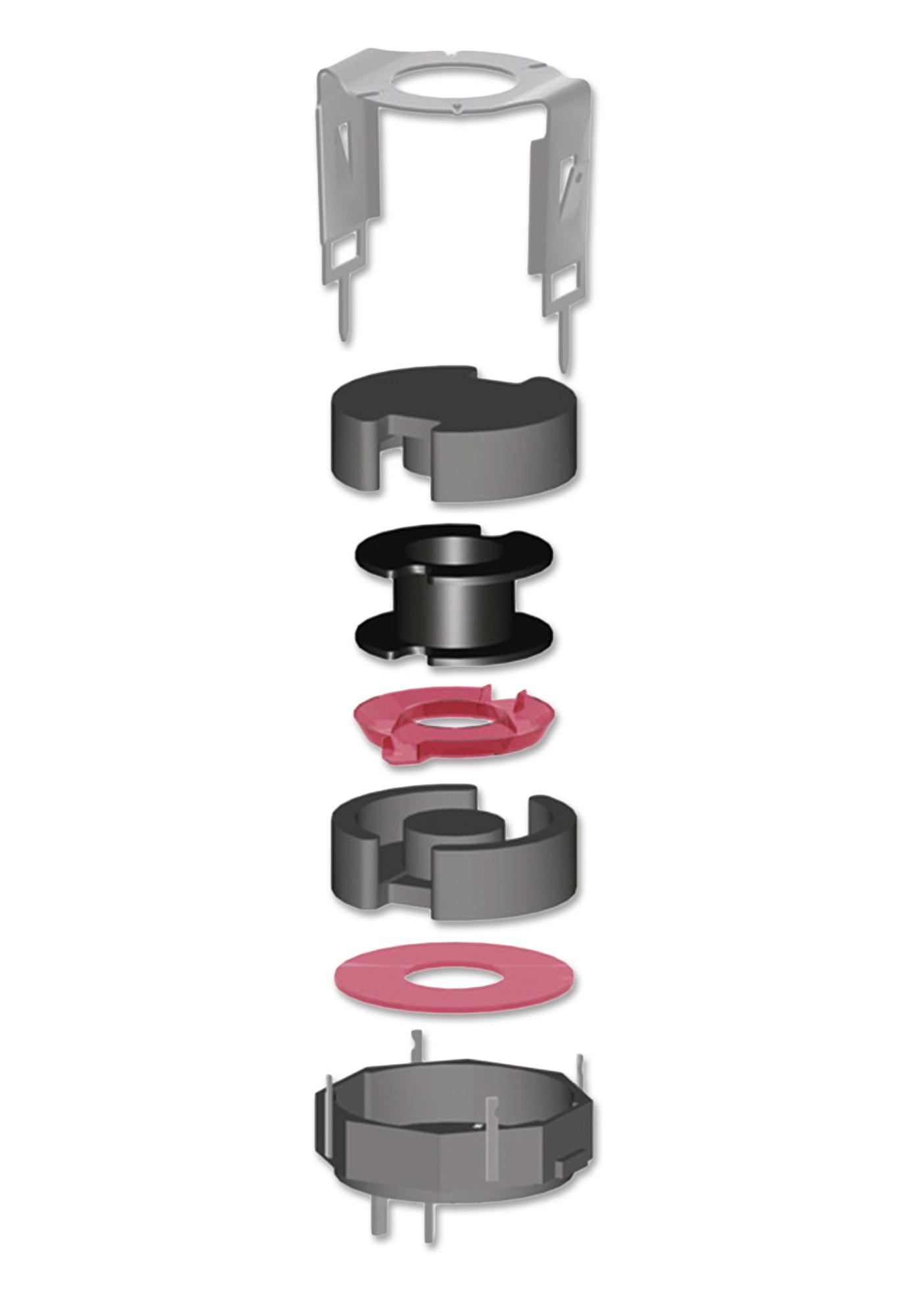 B65652B0000T001 COIL FORMER, P 18, 1 SECTION EPCOS
