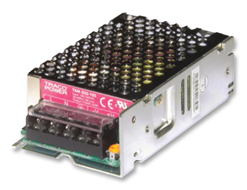 TXM 035-105 POWER SUPPLY, AC/DC, 35W, 5V, 6A TRACO POWER
