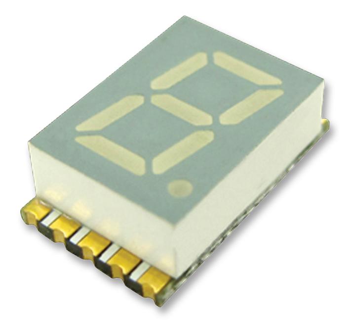 KCSC03-123 DISPLAY, SEVEN SEGMENT, 7.62MM, GREEN KINGBRIGHT