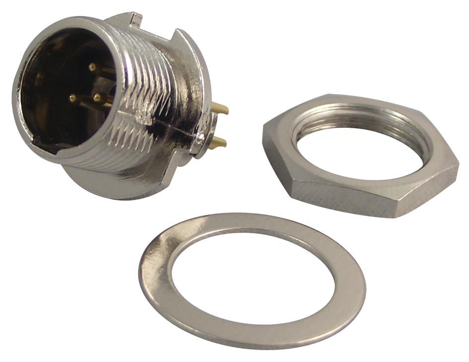 RT5MPR CONNECTOR, XLR, PLUG, 5POS, PANEL REAN