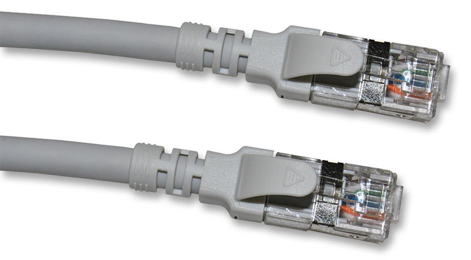 2996AS-3GY PATCH LEAD, CAT6A, GREY, 3M VIDEK