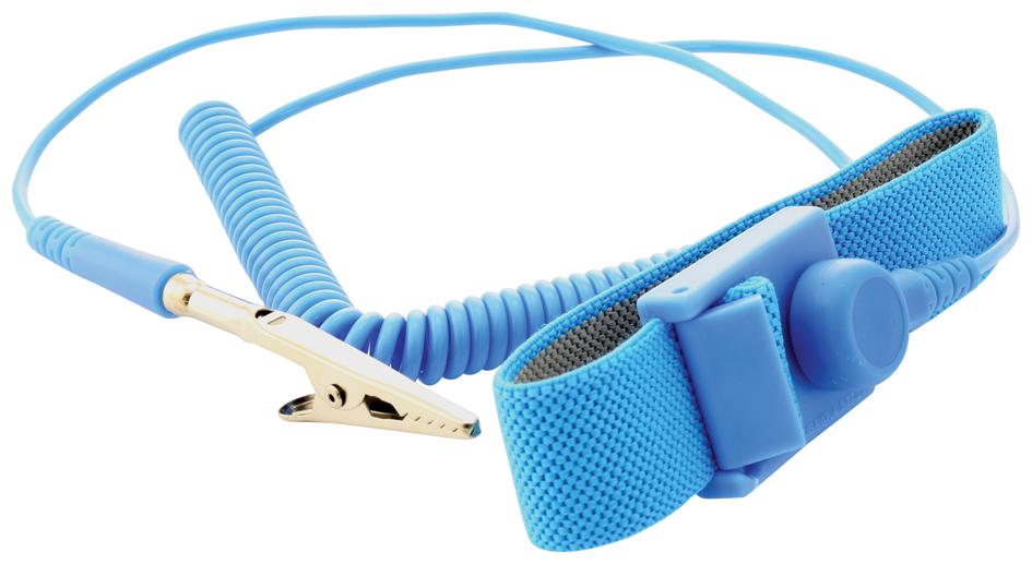 ECWS61M-1 WRIST STRAP, ADJUSTABLE, 6FT, BLUE SCS