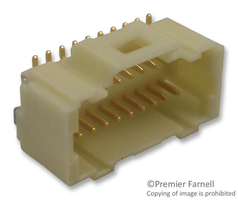 501190-2017 CONNECTOR, HEADER, 20POS, 2ROW, 1MM MOLEX