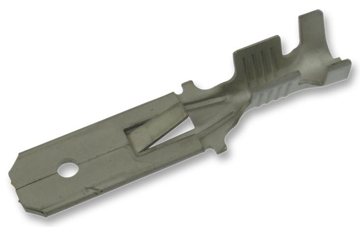 60701-1 TERMINAL, MALE DISCONNECT, 0.25IN, CRIMP AMP - TE CONNECTIVITY