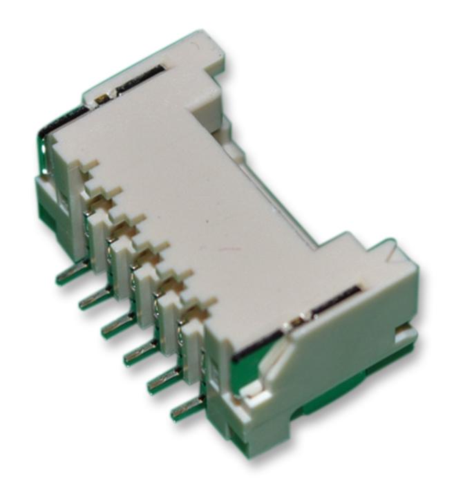 SM06B-ZESS-TB(LF)(SN) CONNECTOR, HEADER, 6POS, 1ROW, 1.5MM JST (JAPAN SOLDERLESS TERMINALS)