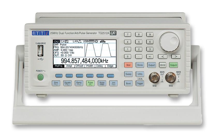 TG2512A SIGNAL GENERATOR, ARB/PULSE, 25MHZ, 2CH AIM-TTI INSTRUMENTS