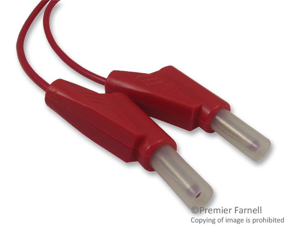 R948151600 TEST LEAD, RED, 1M, 750V, 15A RADIALL