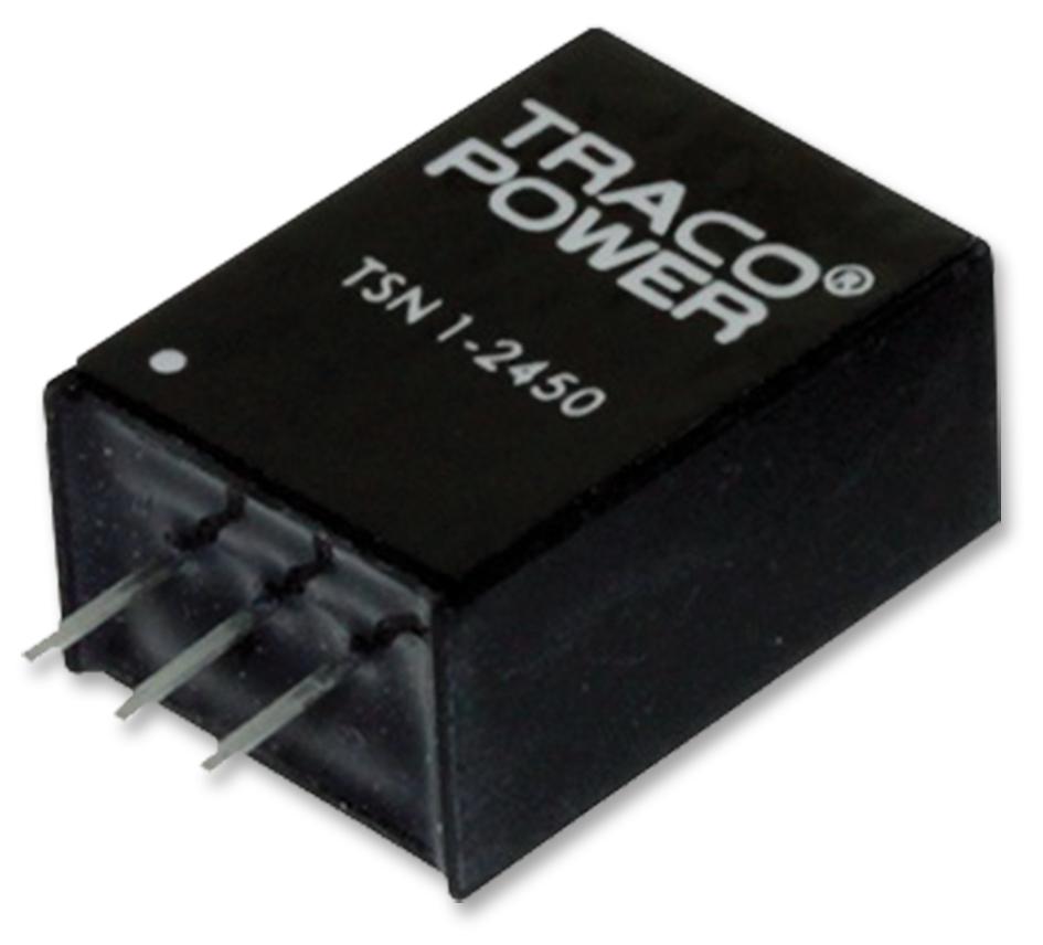 TSN 1-24150 DC-DC CONV, NON ISO POL, 1 O/P, 1A, -15V TRACO POWER