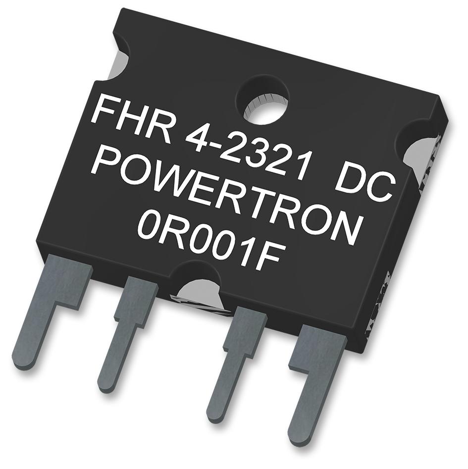 FHR 4-2321 0R005 S 1% Q RESISTOR, METAL FOIL, 0.005OHM, 3W, 1% POWERTRON