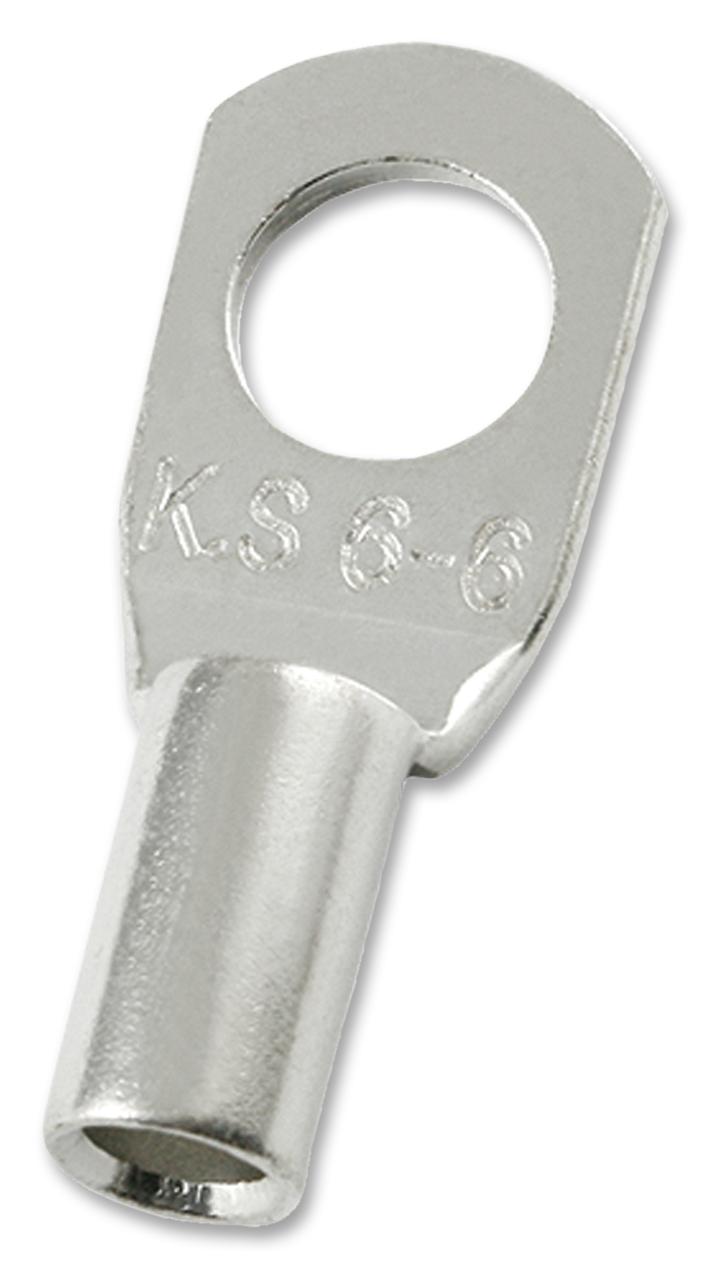 MC000773 COPPER TUBULAR LUG,6.5MM, 12-10AWG,CRIMP MULTICOMP PRO