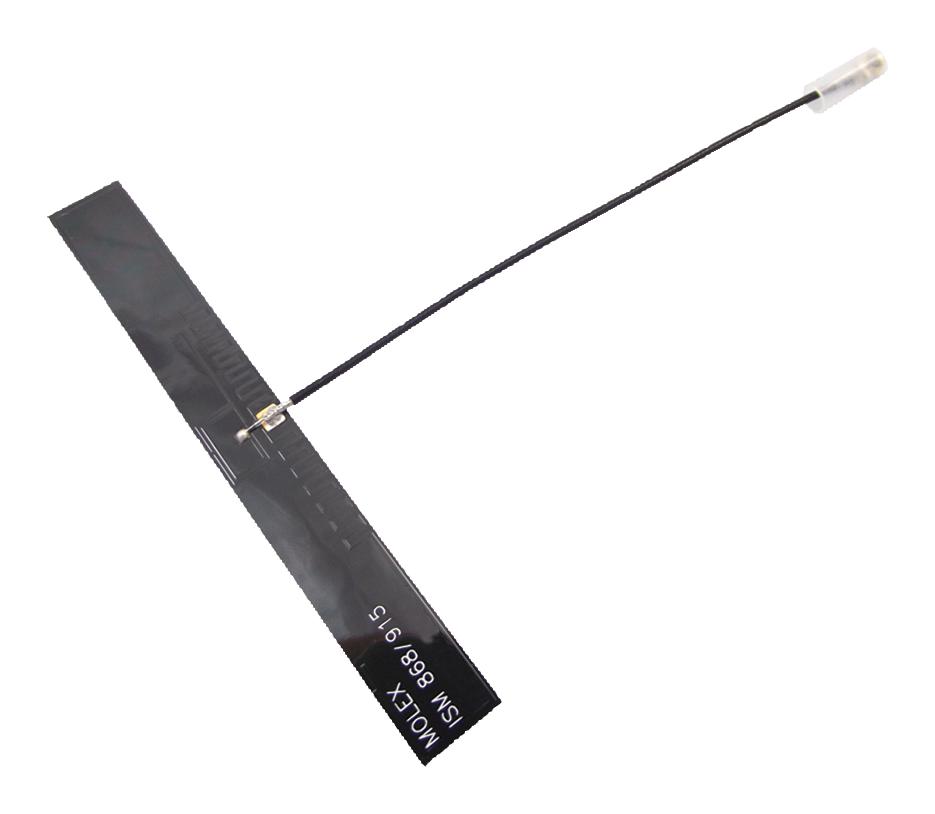 105262-0001. ANTENNA, ISM, 868/915 MHZ, 100MM MOLEX