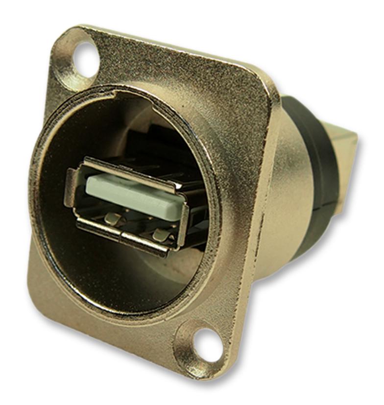 CP30110 GENDER CHANGER, XLR SHELL, USB A-B SKT CLIFF ELECTRONIC COMPONENTS
