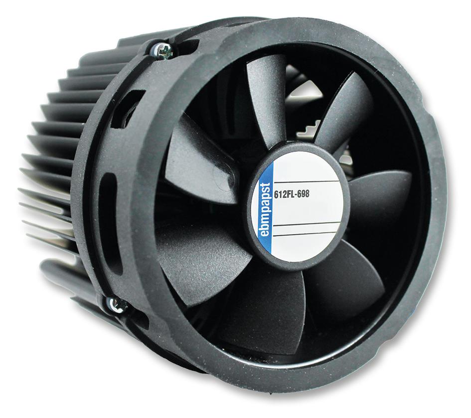 PG1W-12-60-M3BN FORCE COOLED HEAT SINK, 1.32 DEG C/W EBM-PAPST