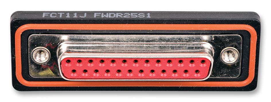 172704-0055 D SUB CONN, RCPT, 25POS, TH MOLEX / FCT