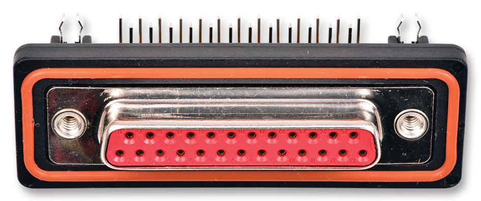 172704-0056 D SUB CONN, RCPT, 25POS, TH MOLEX / FCT