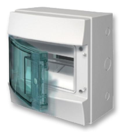 1SL1201A00 WALLMOUNT ENCLOSURE, THERMOPLASTIC, GREY ABB
