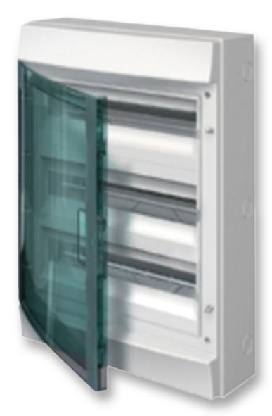 1SL1218A00 WALLMOUNT ENCLOSURE, THERMOPLASTIC, GREY ABB