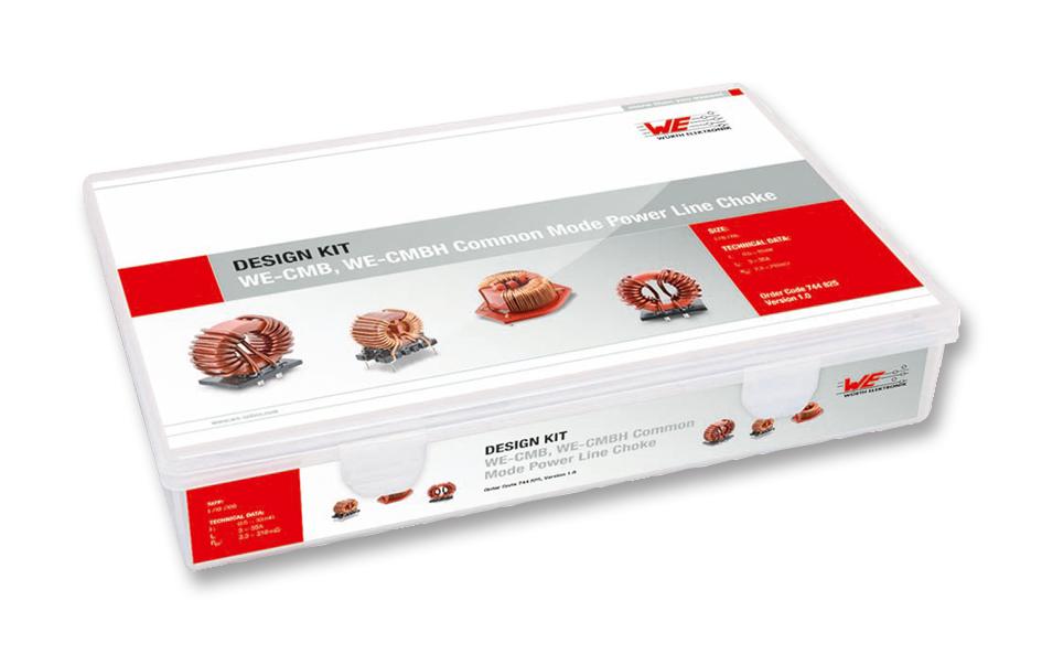 744825 DESIGN KIT, COMMON MODE POWER LINE CHOKE WURTH ELEKTRONIK