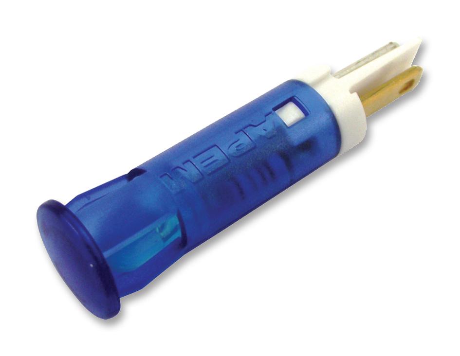 QS81XXHB110 INDICATOR, LED PANEL MNT, 8MM, BLUE APEM