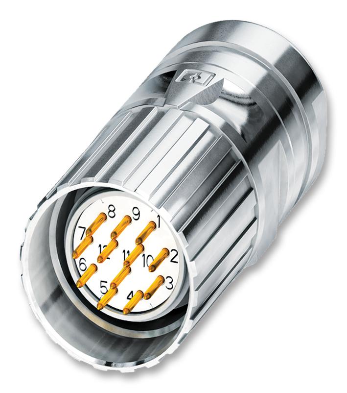 1619751 CIRCULAR CONNECTOR, PLUG, 19POS, CABLE PHOENIX CONTACT