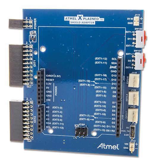 ATARDADPT-XPRO ADAPTOR BOARD, XPLAINED PRO BOARDS MICROCHIP