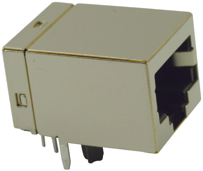 5557786-1 CONNECTOR, RJ45, JACK, 1PORT, 8P8C, CAT3 AMP - TE CONNECTIVITY