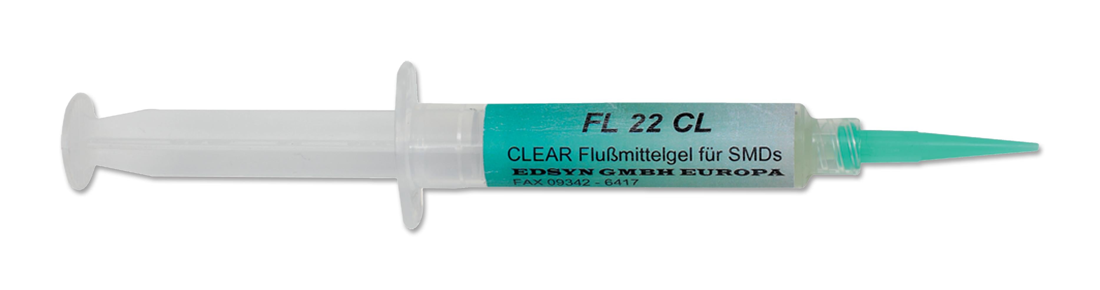 FL 22 CL FLUX GEL, SYRINGE, TRANSPARENT, 5ML EDSYN