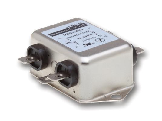 RES10F01 FILTER, POWER LINE, RFI, 1A, 740UA ROXBURGH EMC