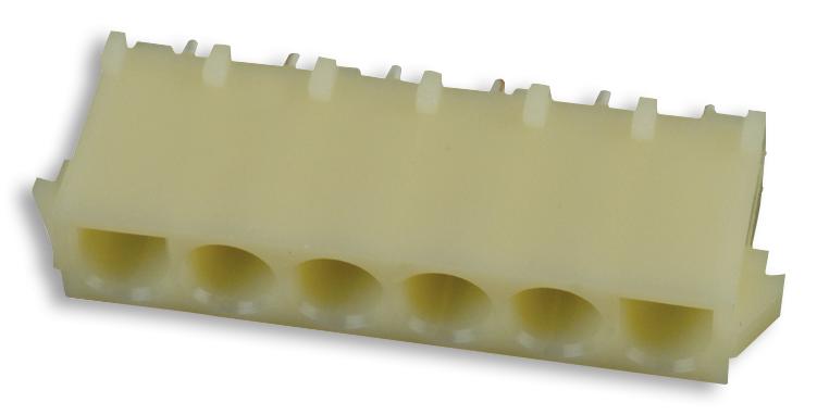 641831-1 CONNECTOR, PLUG, 6POS, 6.35MM AMP - TE CONNECTIVITY