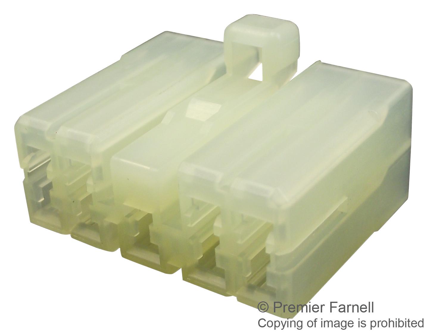 172496-1 RECTANGULAR POWER HOUSING, PLUG, CABLE AMP - TE CONNECTIVITY