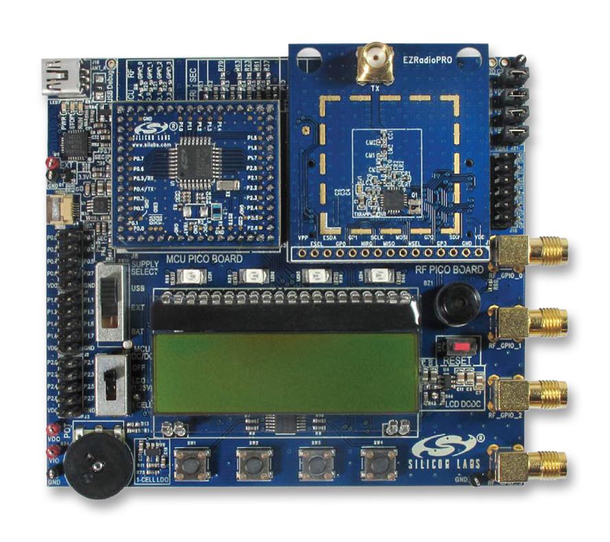 4463C-915-PDK DEV BOARD, SI4461 EZRADIOPRO RF TX/RX SILICON LABS