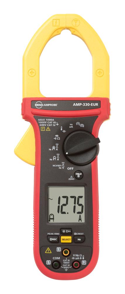 AMP-330-EUR DIGITAL CLAMP METER, 3-5/6 DIGIT, AUTO BEHA-AMPROBE